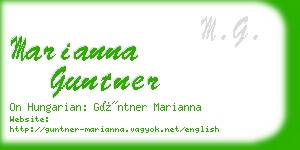 marianna guntner business card